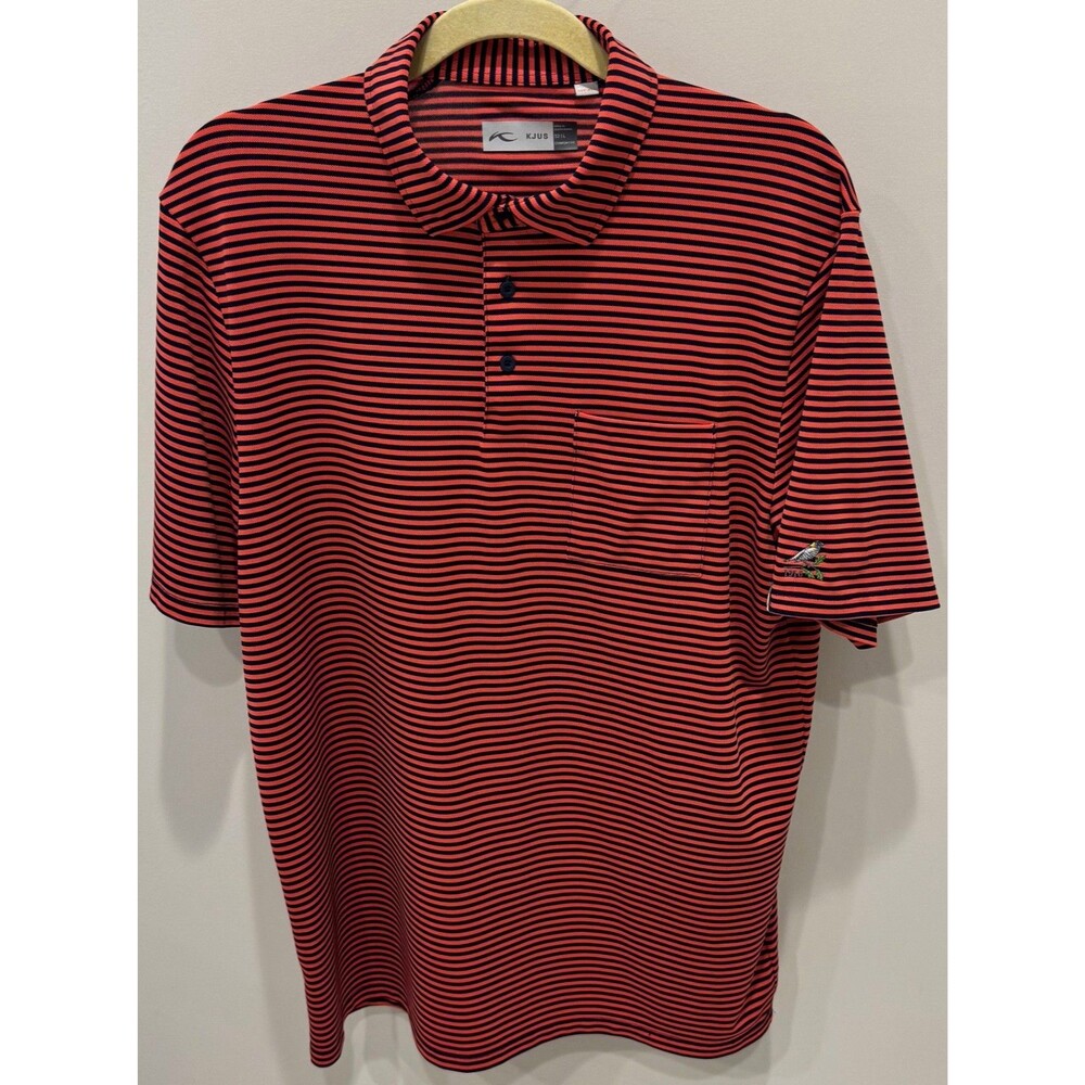 Bob O’Link Golf Club - KJUS Golf Shirt - Men's Size Large - Orange